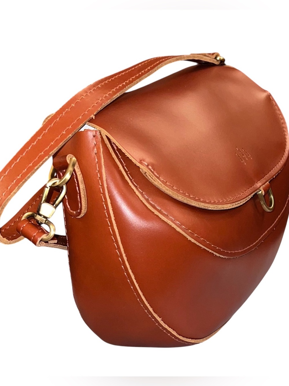 Portland Leather Goods Madrone Monaco Crossbody Bag - NWT - Picture 2 of 8
